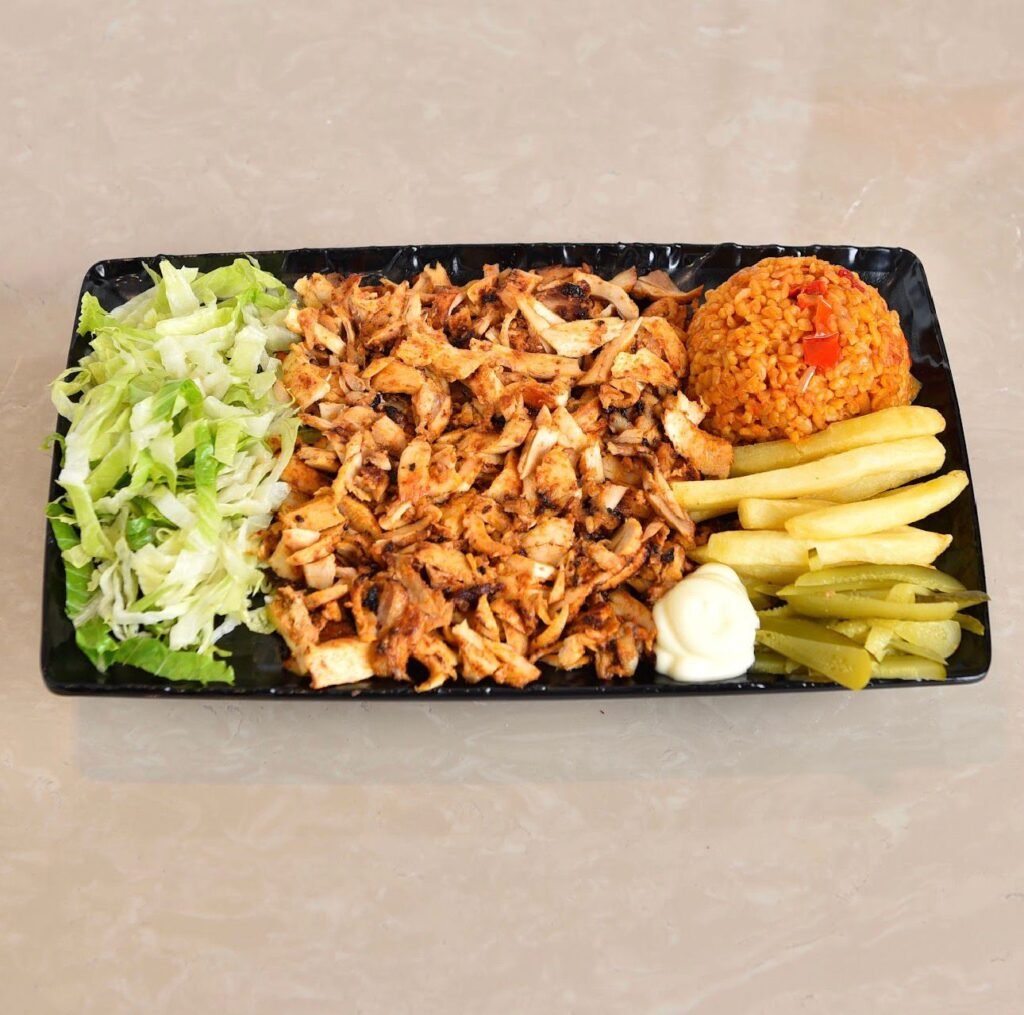 صحن شاورما دجاج