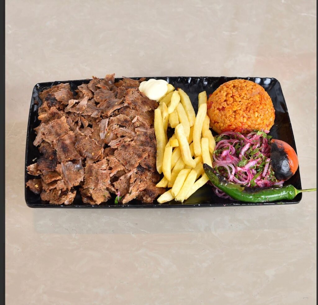 صحن شاورما لحم