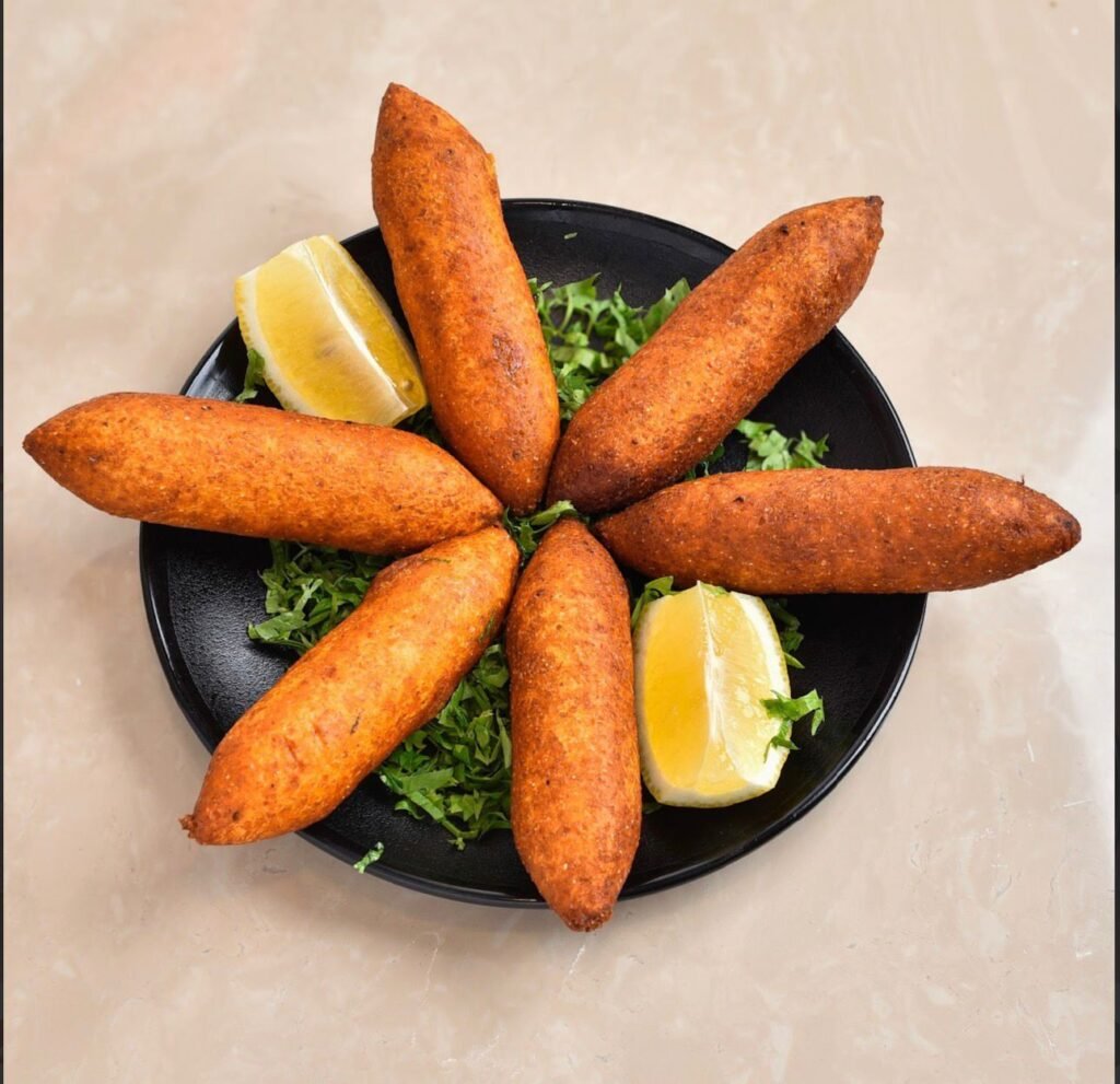 كبة مقلية مع بطاطس